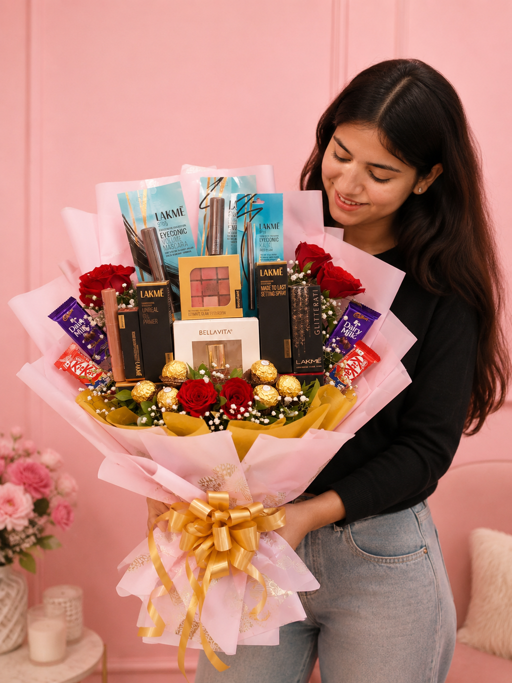 Luxury Beauty & Chocolate Gift Bouquet